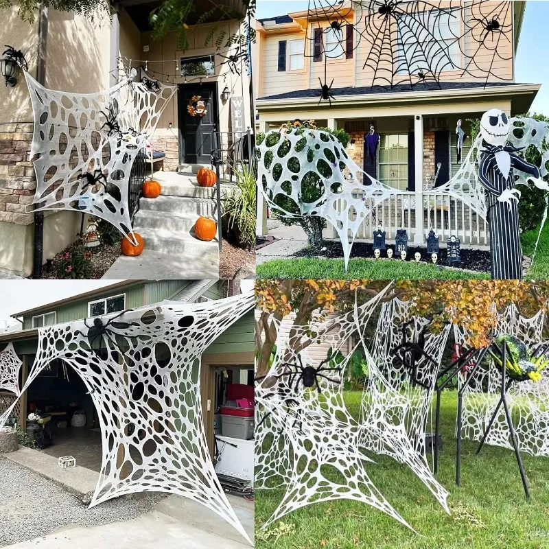 Halloween Spider Web Decoration Fabric