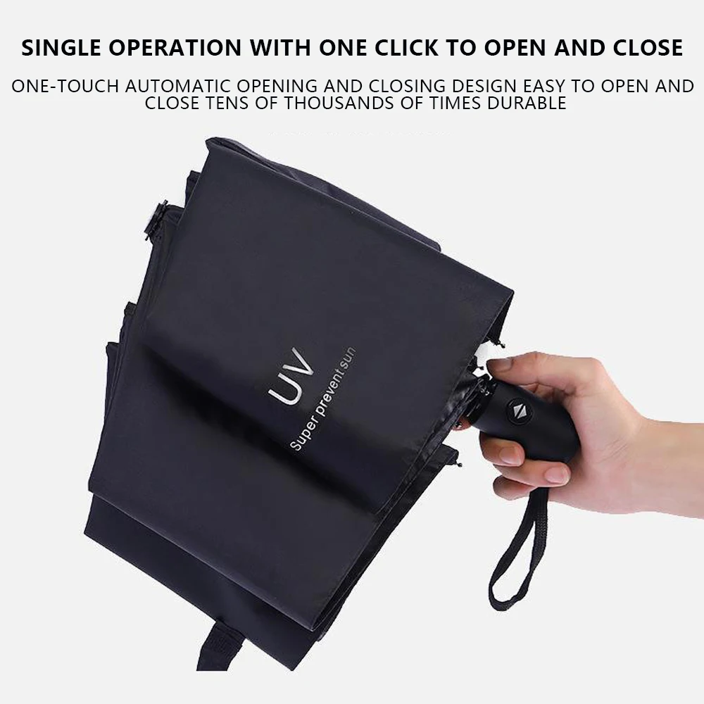 Automatic Umbrella Sunscreen Cartoon Sunny Rainy Folding Student Portable Parasol Shade Outdoor Gear