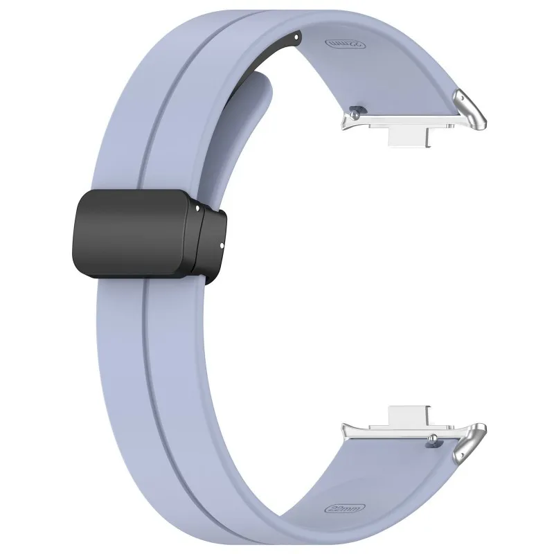 Silicone Magnetic Strap Loop Bracelet for Smartwatch Wristbands