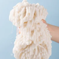 KitchenHome Chenille Towels wall Hanging Hand Face Wipe Towels Animal Shape Bathroom Washcloths Handkerchief White Hand Towels 6