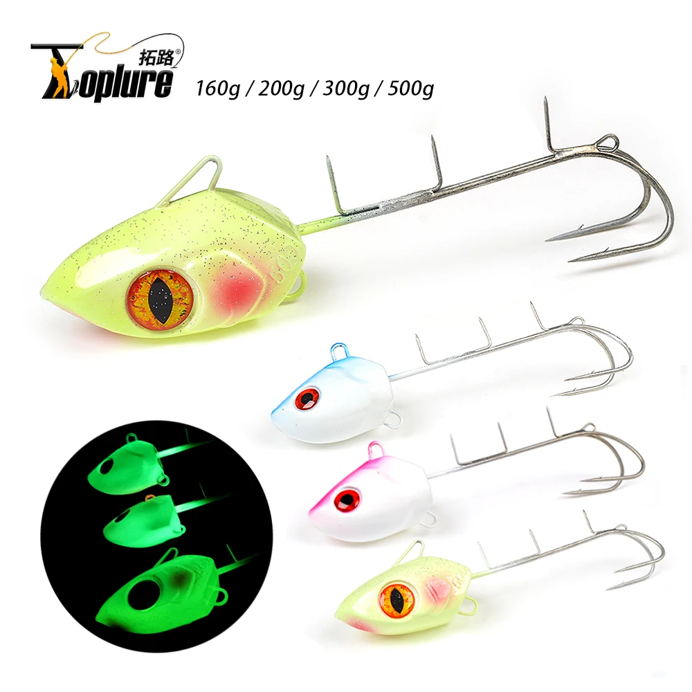 TOLU Hairtail Jigging Sea Fishing Hooks 160g200g250g300g500g Boat Game