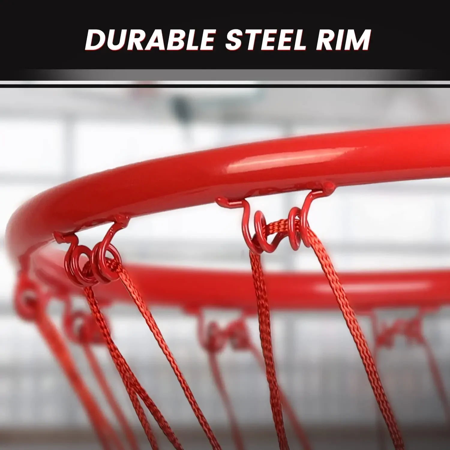 Wall-Mounted Basketball Hoop Net Set for Kids - Indoor & Outdoor Play