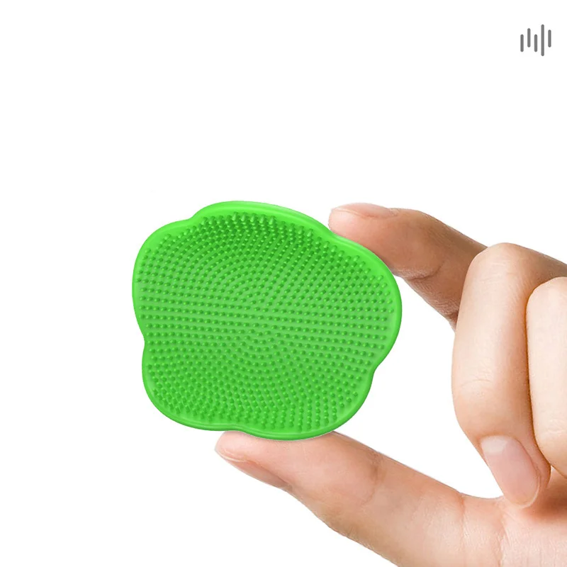 Baby Brush 1Pc Baby Bath Brush Infant Fetal Head Fat Cleaning Silicone Brush Newborn Soft Hair Comb Head Massager Baby Care Accessorie