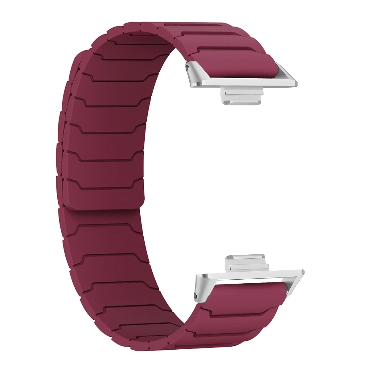 ตัวเลือกสินค้า สายซิลิโคนแม่เหล็กสำหรับ Mi Band 9 Pro 8 Pro รัดข้อมือระบายอากาศได้