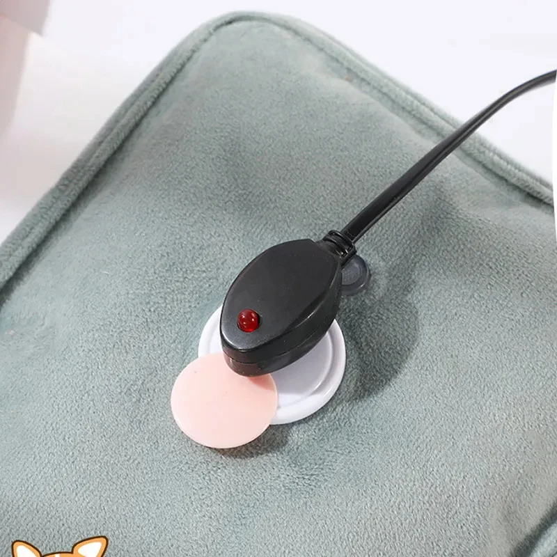 Plush Rechargeable Electric Heating Bag - Winter Warmth Hand Pocket