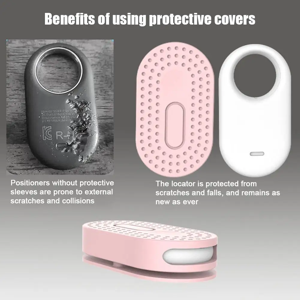 Per Galaxy Smarttag 2 Custodia Protettiva In Silicone Cover Protettiva Adesiva Per Samsung Smart Tag 2 G3I0