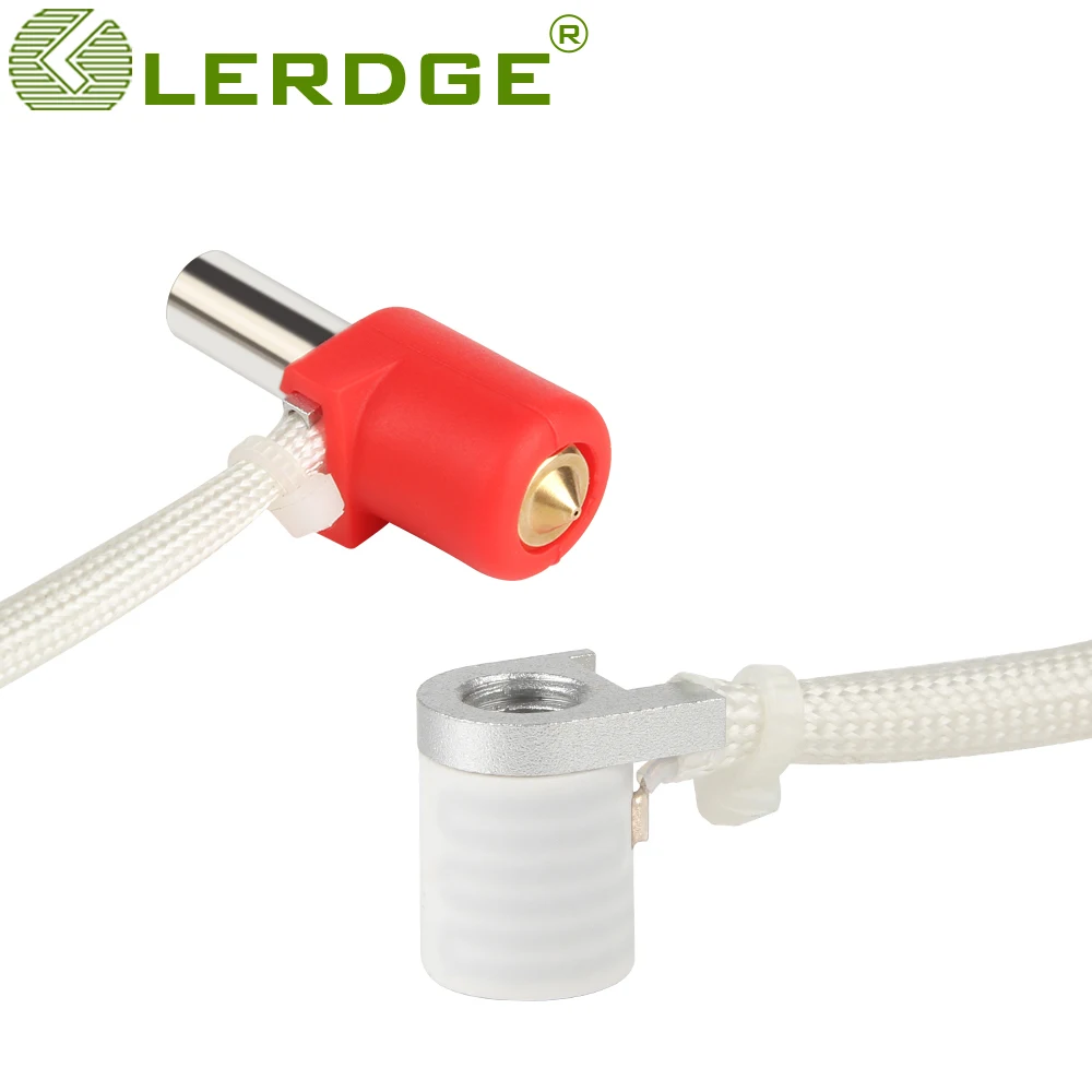 

Lerdge iX V6 Ceramic Heating Module for 0.4mm Nozzle 360° ring heating up to 280℃ with silicone sock 50cm cable 3D Printer parts