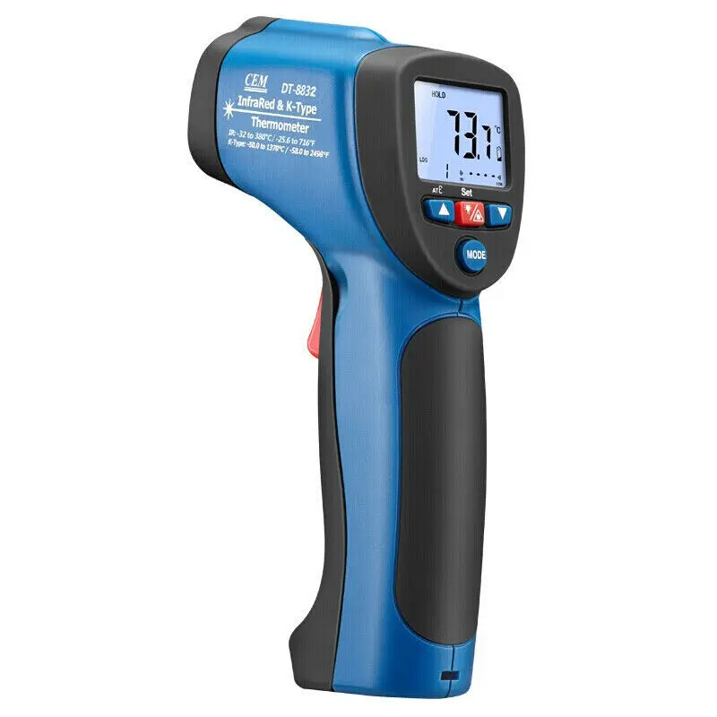 

CEM DT-8832 Compact Infrared Thermometers K-type Temperature Measurement KD