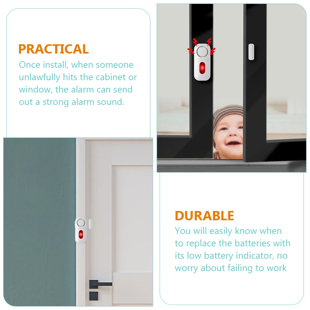 Door and Window Alarm Alarms for Home Security Doors When Opening Sensors Kids Safety