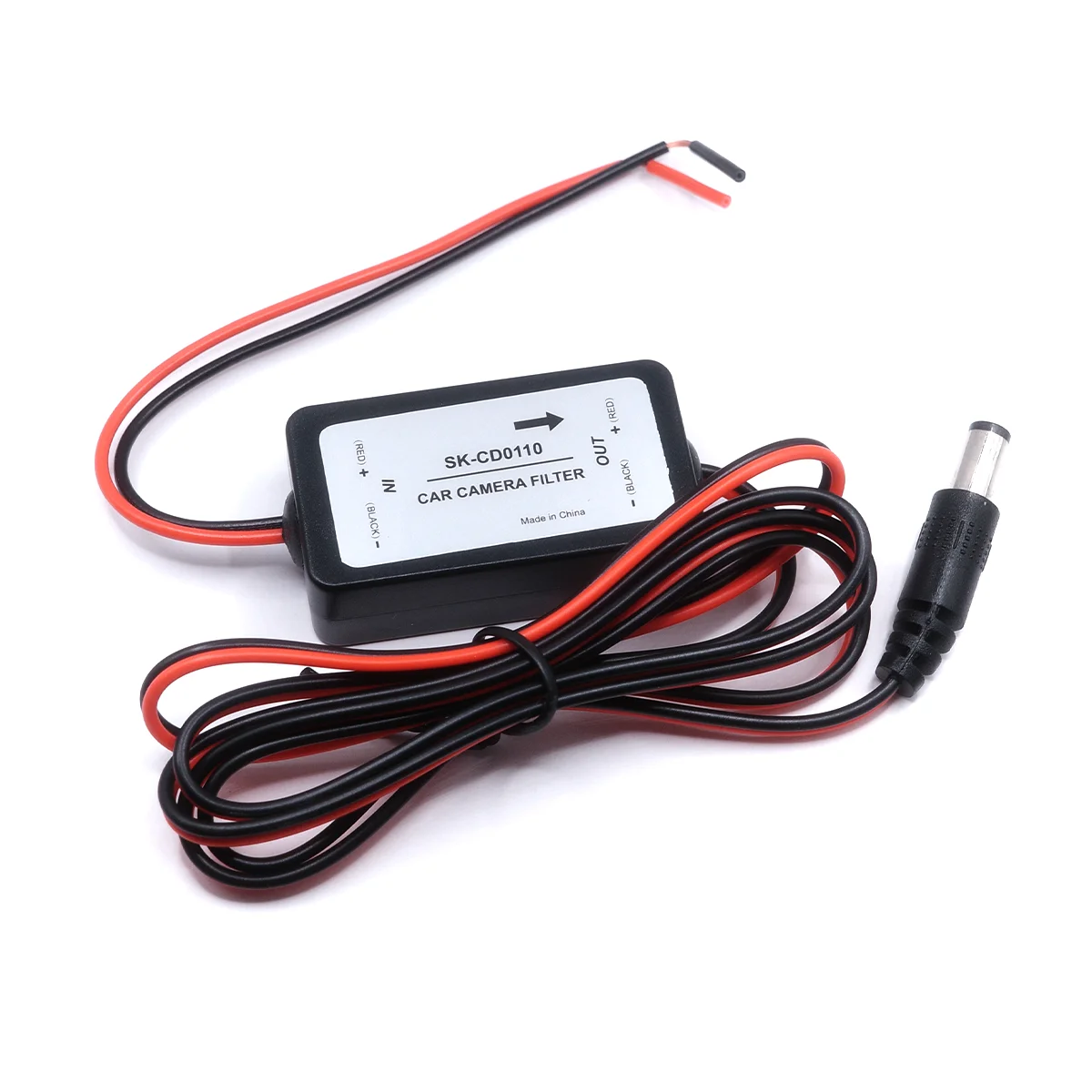 Car Rear View Rectifier 12V DC Power Relay Capacitor Filter Connector for Backup Auto Car Camera Filter Solve Ripple Splash