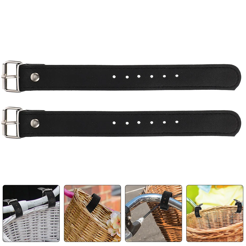 

Bike Basket Straps Part Front Bicycles Belt for Fittings Kids Sturdy Detachable