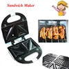 700w power sandwich machine with food grade non-stick coating plate can cooke 2 pcs together Small Breakfast Toaste 1