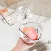 Bathroom Storage Rack Punch-free Storage Box Bathroom Suction Cup Wall-mounted Washbasin Makeup Storage Rack 4