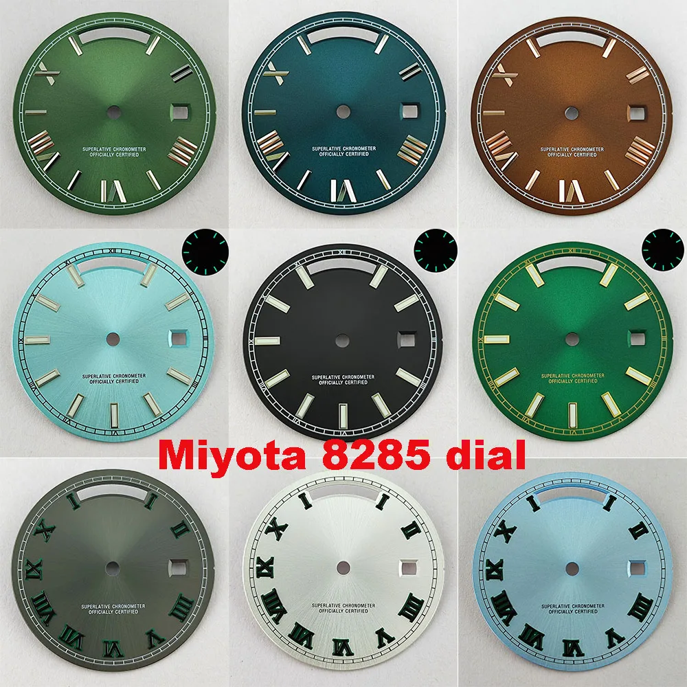 Cadran R 31mm pour 8285 mouvement jour calendrier Type montre cadrans