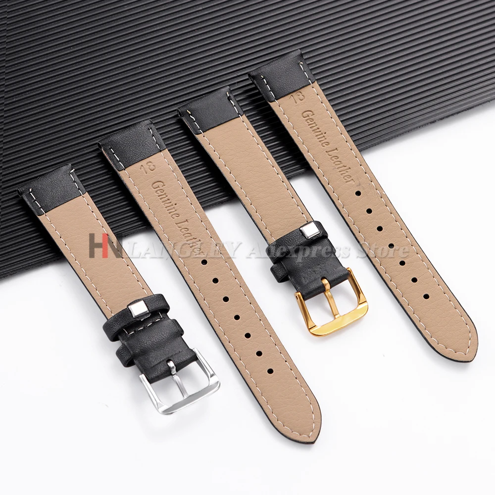 Universal Brown PU Leather Watch Strap - Soft, Sporty Wristband