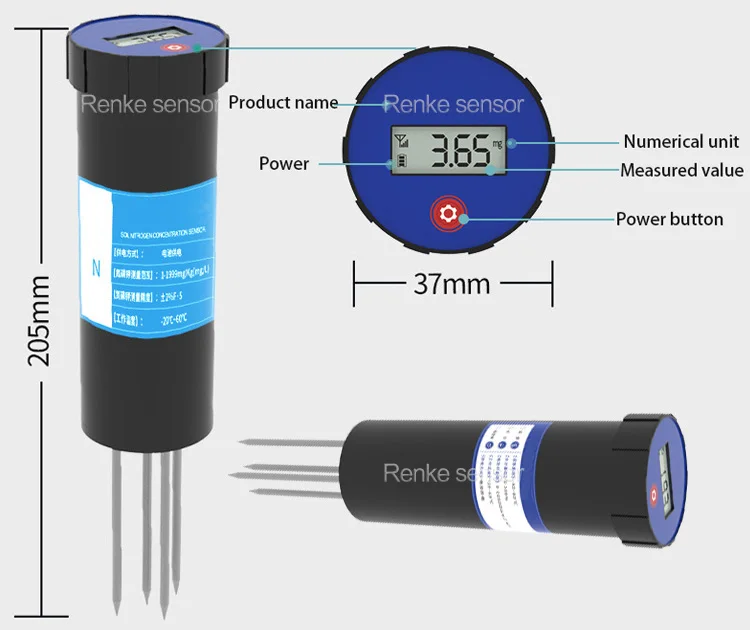 Portable Soil Analyzer with Multi Probes - Renke