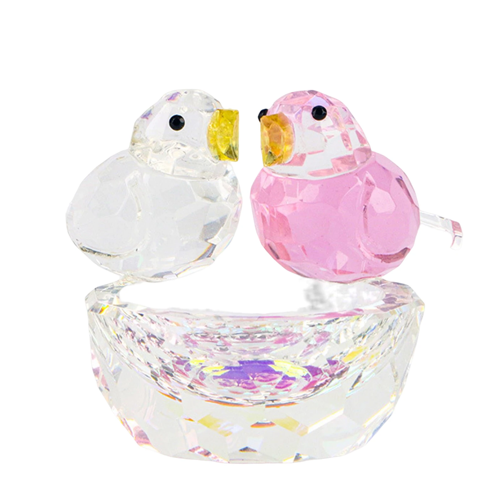 

Crystal Bird Figurine Glass Cup Nail Liquid Manicure Container Cup for Acrylic Liquid Nail Tool Kit