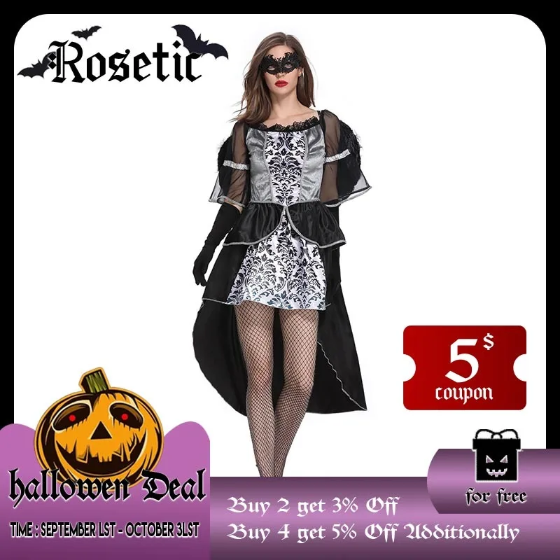 

Halloween Costume New Fashion Women Goth Dress Slim Pullover Printing Patchwork Gothic Style Ladies Dress For Autumn 2023