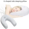 Newest U-Shaped Pillow Plus Side Sleeper Pillow U-Shaped Pillow Waist Support Pillows Hold Neck Spine Protection Sleep Buddy 1
