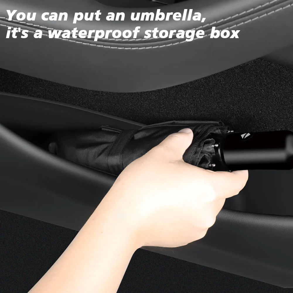 For Tesla Model Y 2025 Launch Juniper Car Door Side Storage Box Front Rear TPE D