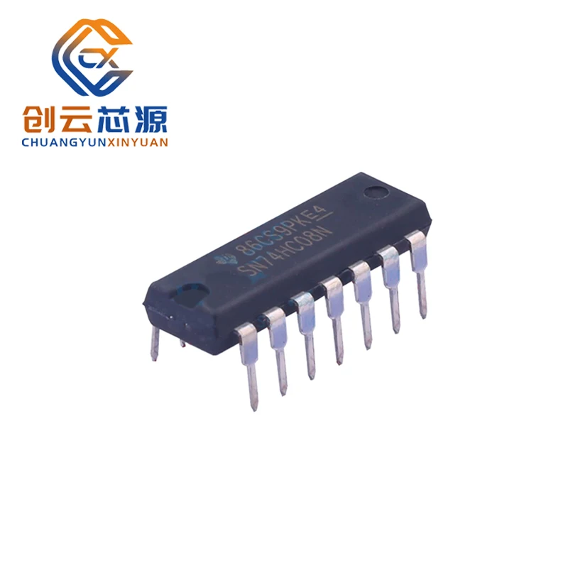 

10pcs New 100% Original SN74HC08N Integrated Circuits Operational Amplifier Single Chip Microcomputer DIP-14