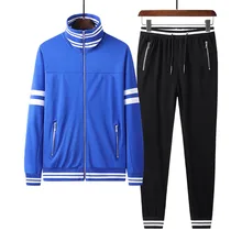 

Spring new sports casual collar blouse set Kum cotton Rome couple set
