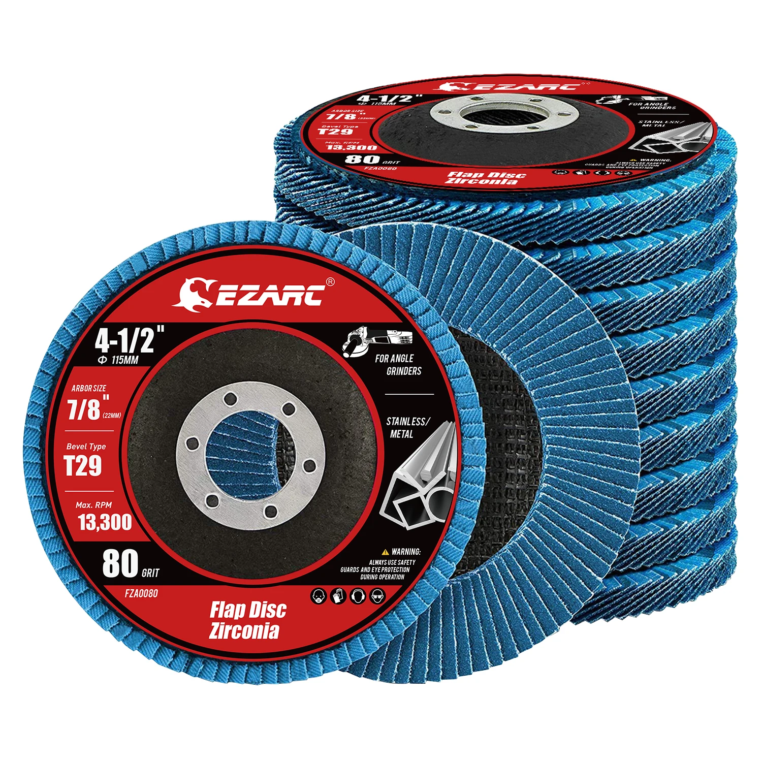 Grinders BOSCH FLAP DISCS 115MM 80 GRIT ANGLE GRINDER DISC Power Tools