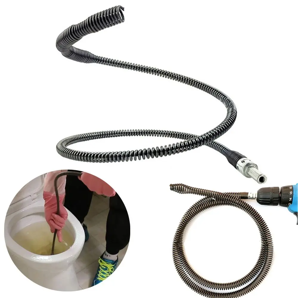 

Kitchen Toilet Sewer Sinks Basin Pipeline Clogged Remover Spring Pipe Dredging Spring Drain Cleaner Pipe Dredging Tools