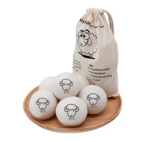 Wool Dryer Balls Fabric Virgin Reusable Softener Laundry 5cm Dry Kit Ball Practical Home Washing Balls Wool Dryer Balls 1