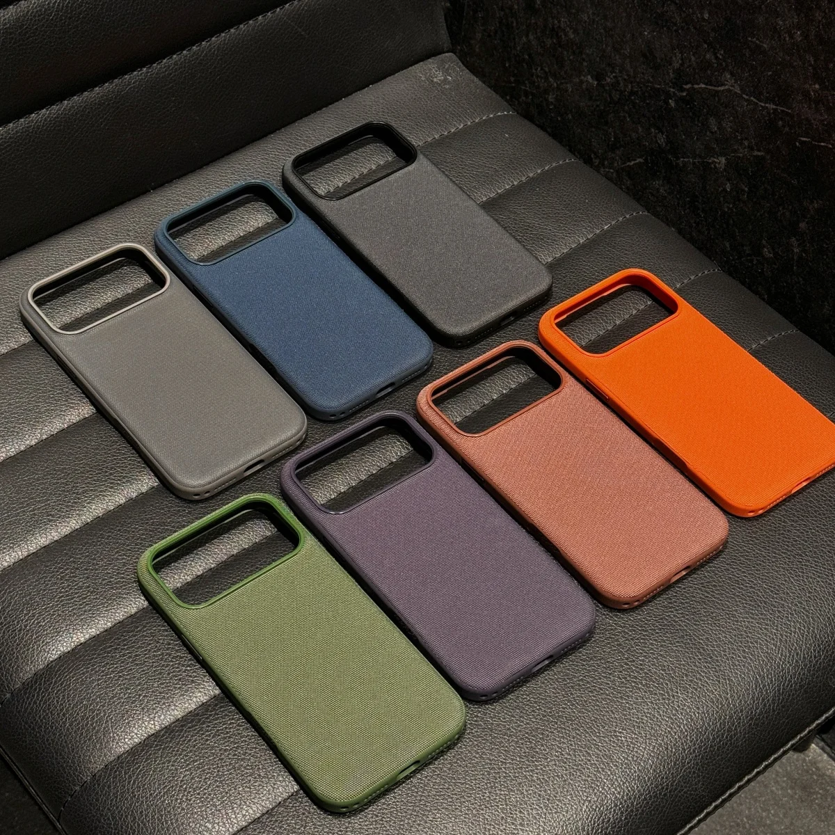 Premium Woven Fabric Magnetic Phone Case with Magsafe Charging and Shockproof Protection