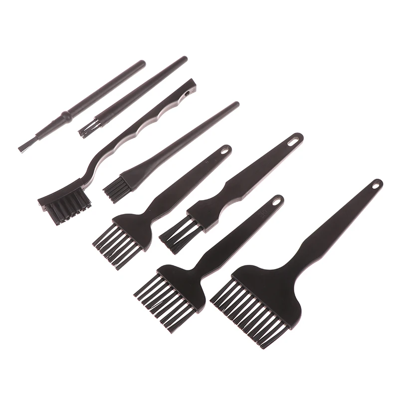 Anti-Static Brush Esd Safe Nylon Cleaning Brush Set Mobile Phone Tablet Pcb Bga Repair Cleaning Work 8Pcs/Set