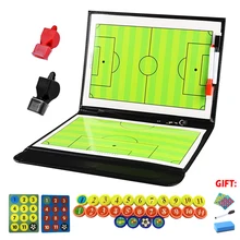 

Soccer Coaching Tactical Board Foldable Magnetic Tactic Board Football Training Tactics Clipboard Football GameTeaching Boards