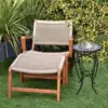 Outdoor Side Table, Round End Table, Patio Accent Table Indoor Plant Stand for Living Room 6