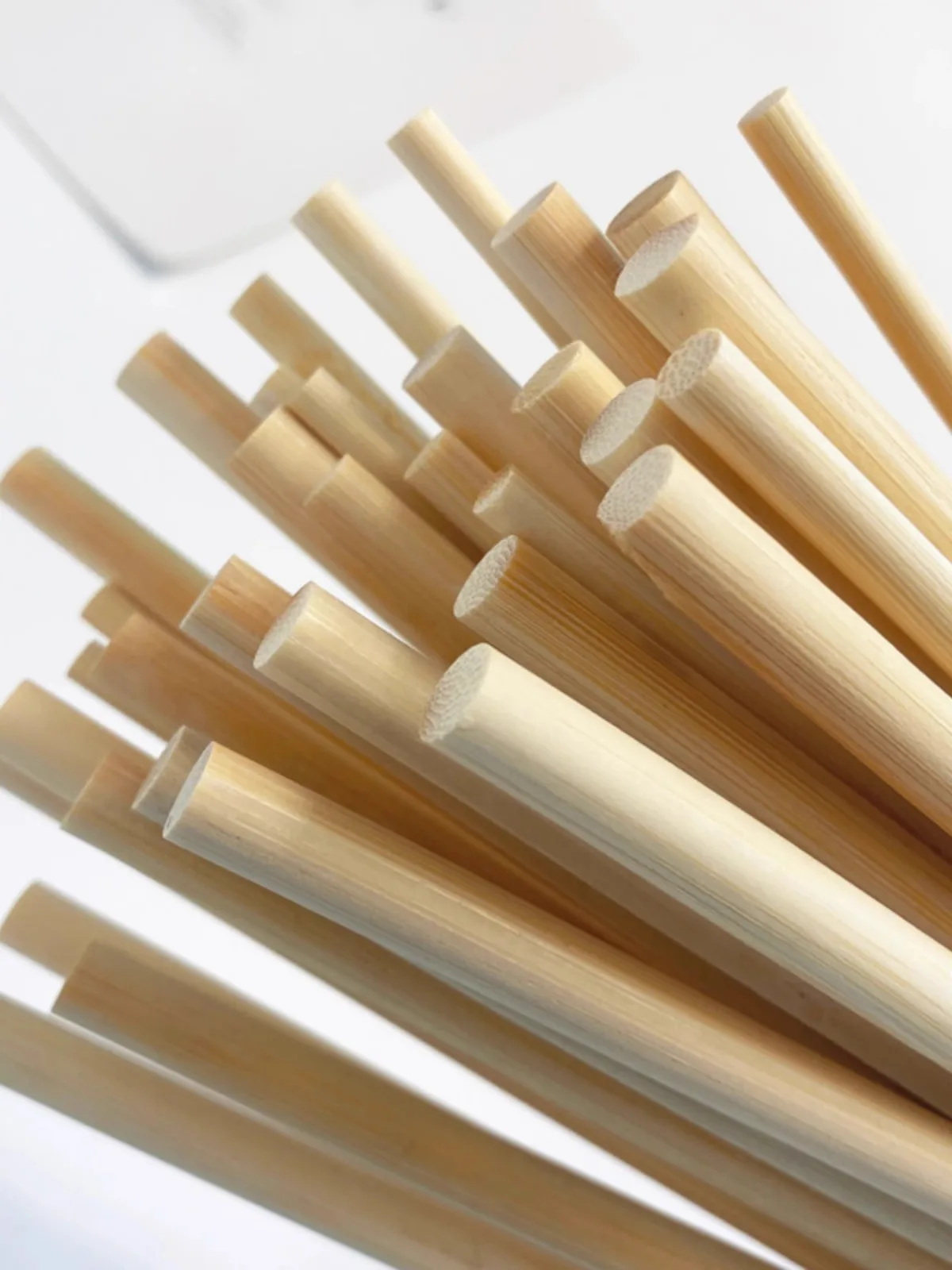 Fly Rod Repair Kit 20pcs Thin Bamboo Rods For Kite Crafting