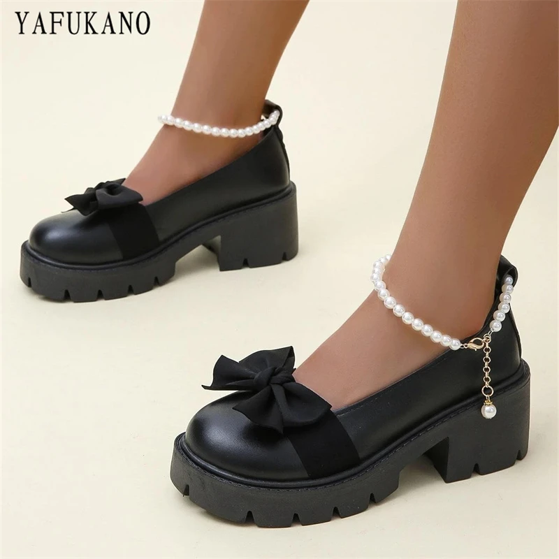 【したもので】 【mnem】Platform Heel Mary Jane (6cm) (mnem/シューズ・サンダルその他