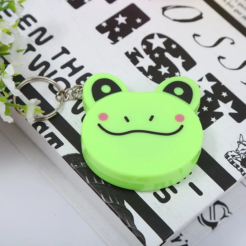 100cm Cute Retractable Tape Measure Kawaii Animal Roll Automatic Sewing Tape  Measure Ruler Measuring Tape Keychain