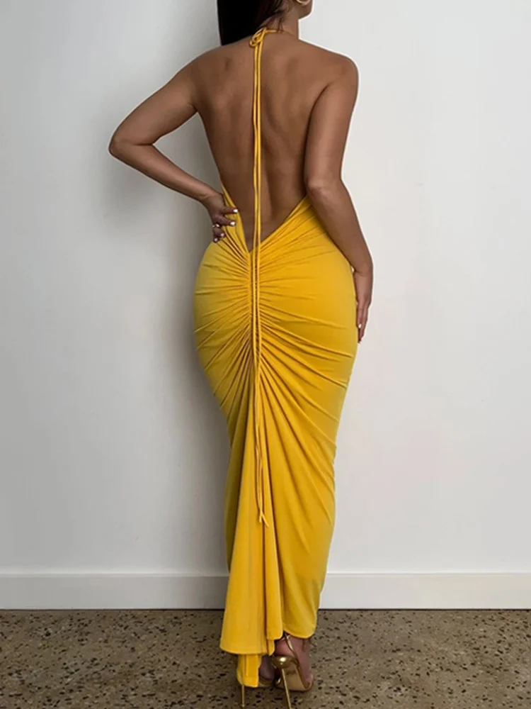 party dress backless