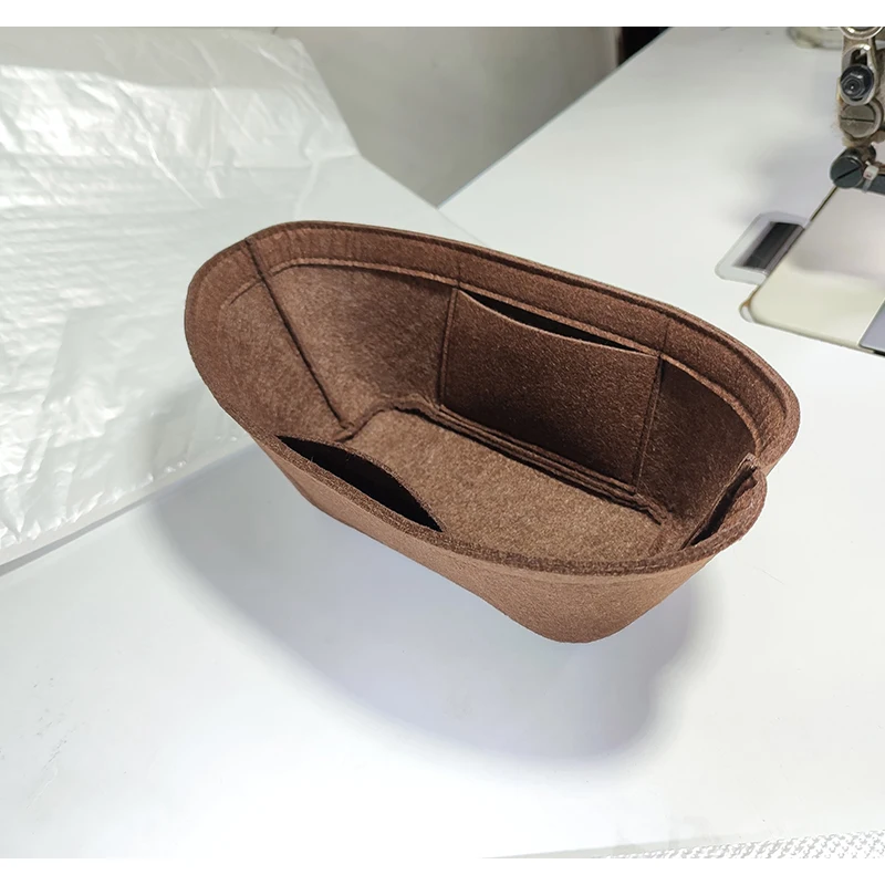 For Ellipse PM Bags Felt Organizer Insert Handbag&Tote Purse Inner Pouch Moon Bag Base Shaper