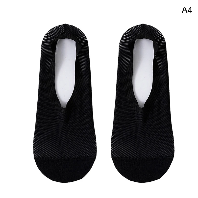 Anti-slip Silicone Low Cut Ankle Sock Slippers Summer Women Invisible No  Show Socks Solid Color Mesh Thin Breathable Boat Socks - AliExpress