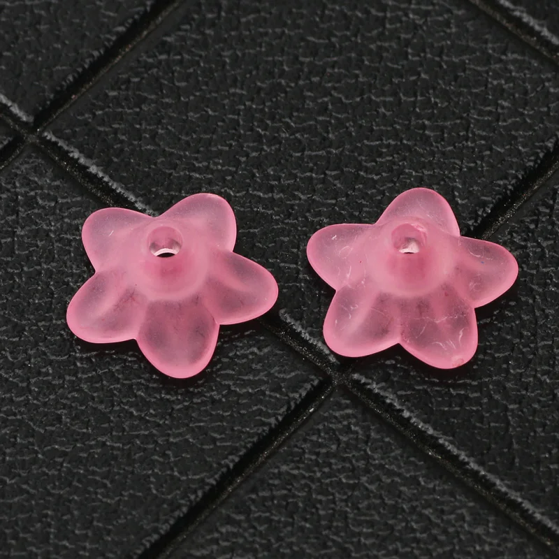 Lot De 100 Perles Toupie Acrylique 5x5mm Multicolore