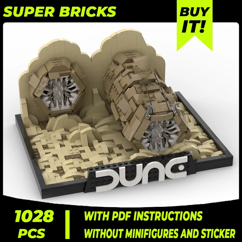 

Popular Star Movie Model Moc Building Bricks Desert Stronghold Technology Modular Blocks Gifts Christmas Toys DIY Sets Assembly