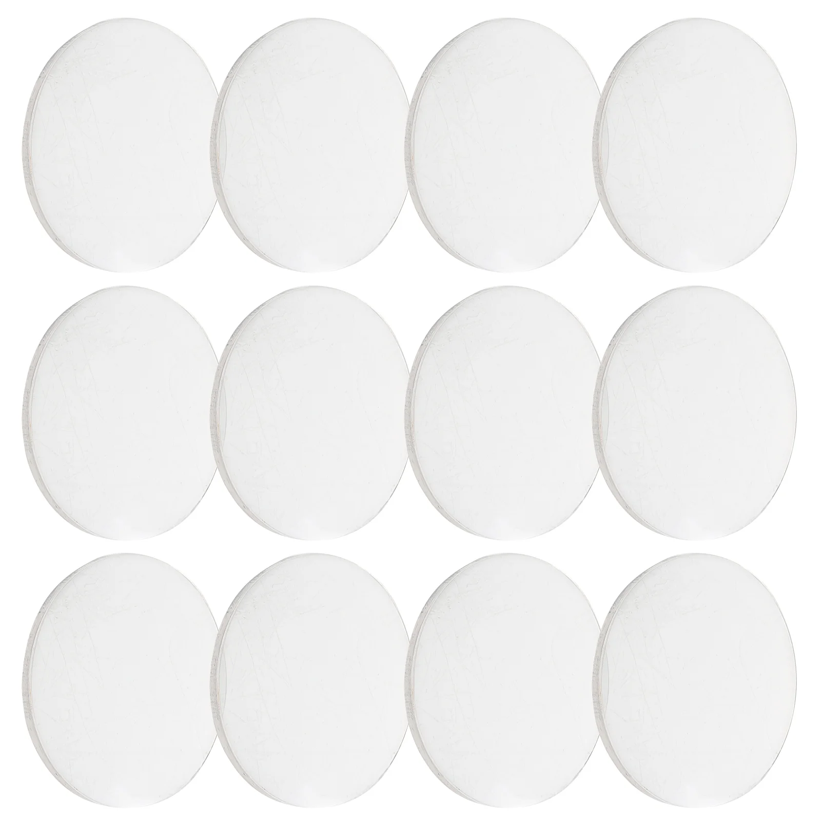 

12 Pcs Magnifier Lenses Physics for Laboratory Optically Acrylic Clear