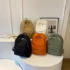 Women Casual Puffer Knapsack Large Capacity Quilted Laptop Backpack Solid Color Quilted Daypack Soft for Travel Working Vacation 4