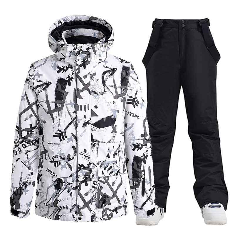 30 New Color Matching Ice Snow Suit Men Women Waterproof Winter