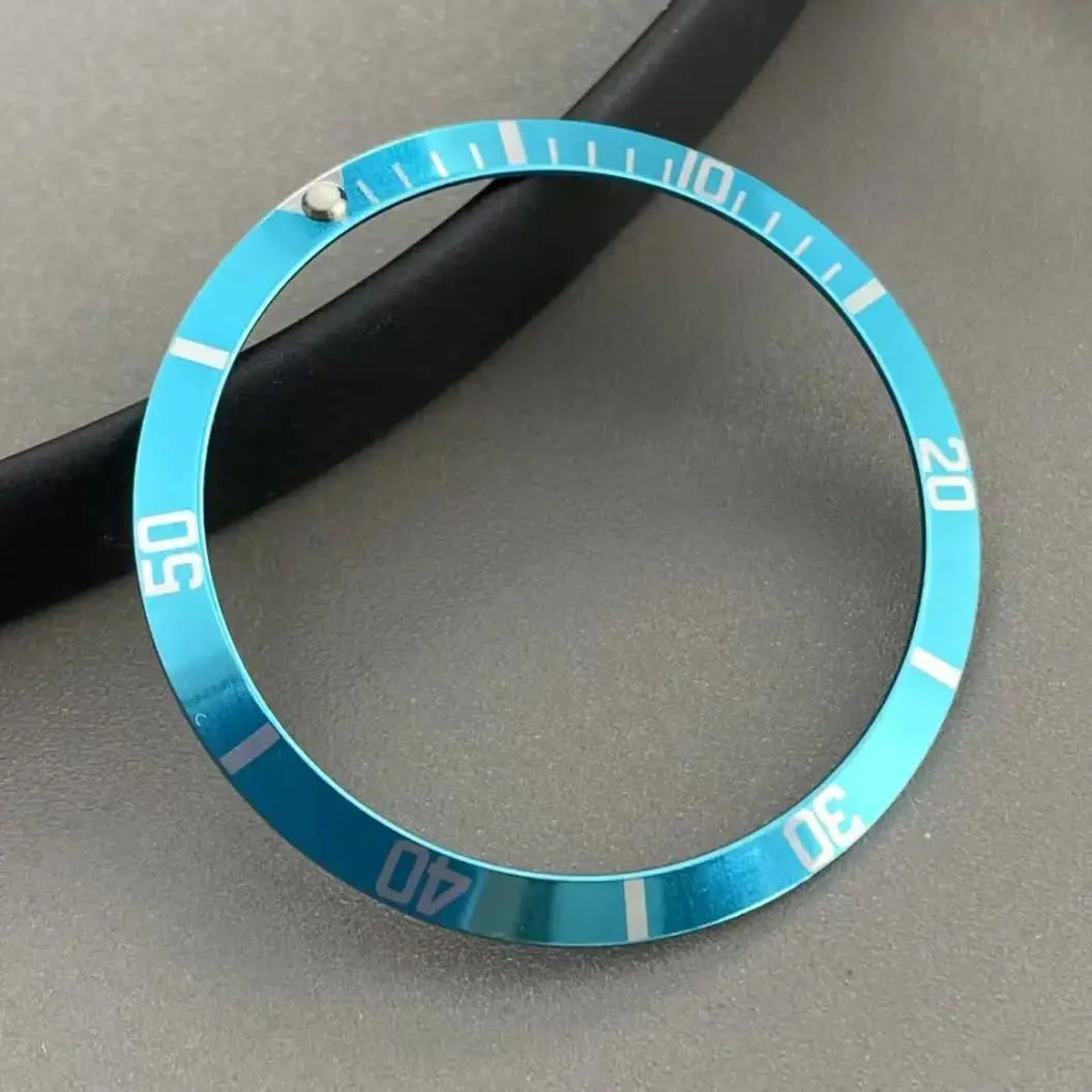 Vintage 36.5mm Aluminum Bezel Insert for 40mm Men's Watch Cases