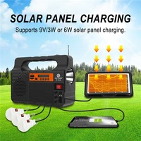 Kit de générateur de panneau d'énergie solaire d'éclairage portatif solaire avec 3 ampoules LED Camping en plein air randonnée éclairage solaire petit système domestique 2