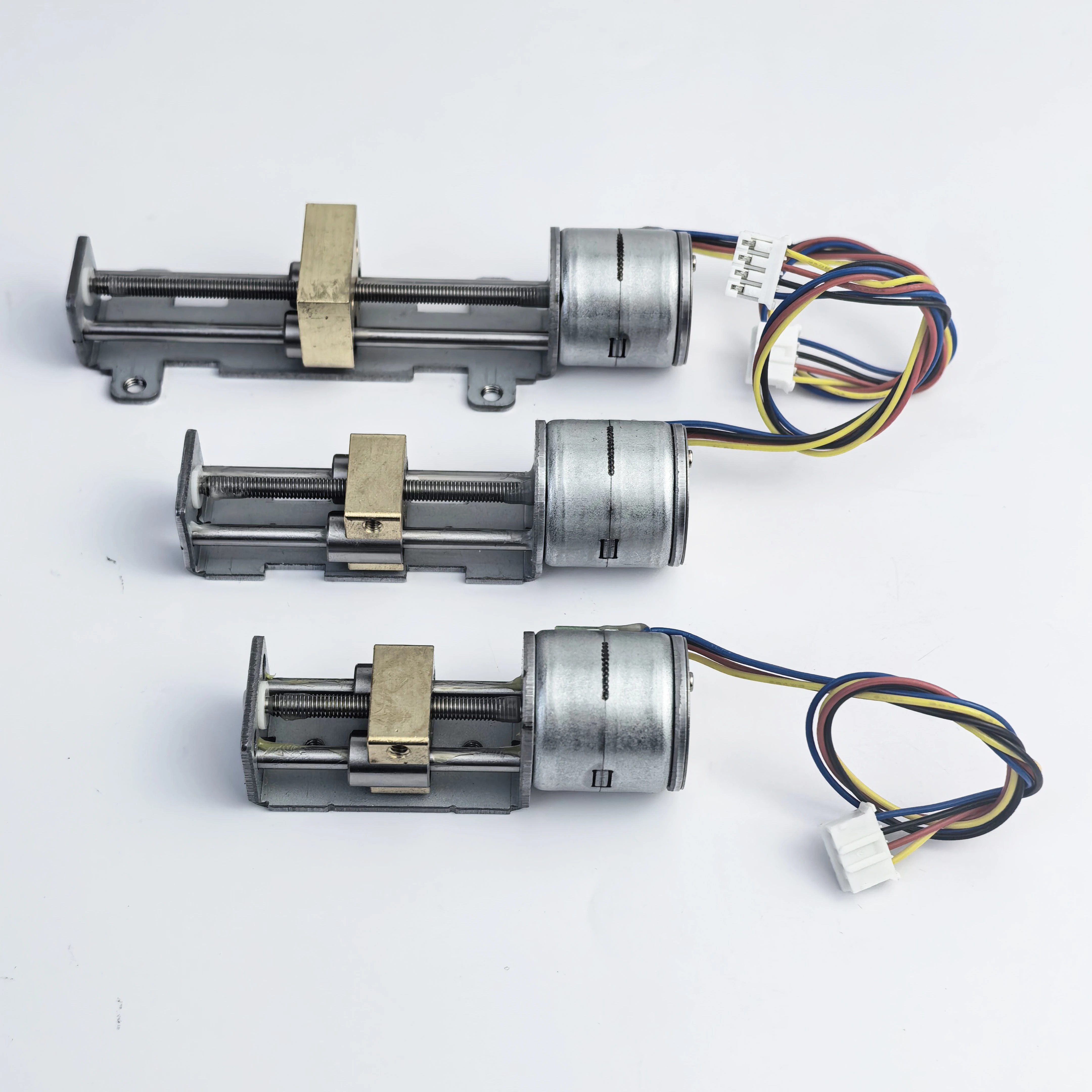 DC 5V/12V 15mm/20mm 스테퍼 모터 22mm/35mm/55mm 스트로크 리드 리니어 스크류 너트 슬라이더 2-페이즈 4-와이어 DIY 3D 프린터