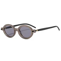 Gafas De Sol Hombre – lunettes De soleil rondes Vintage pour femmes, marque De luxe, UV400, pour hommes, haute qualité 4