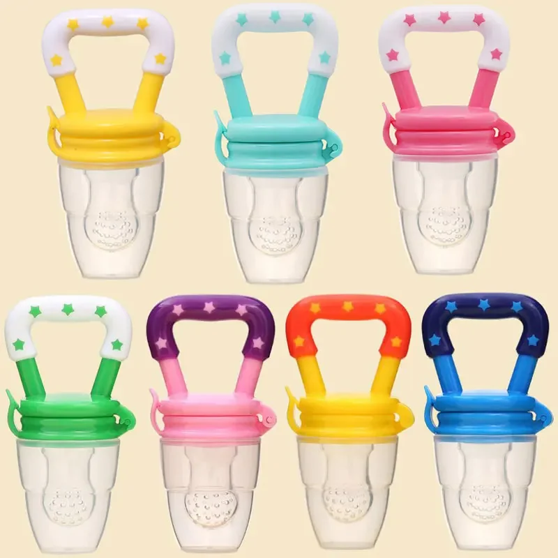 Fruit Feed Teat Bottles Pacifiers Feeding Teething Safe Supplies Baby Sillicon Nipple Fresh Food Milk Nibbler Feeder for Kids