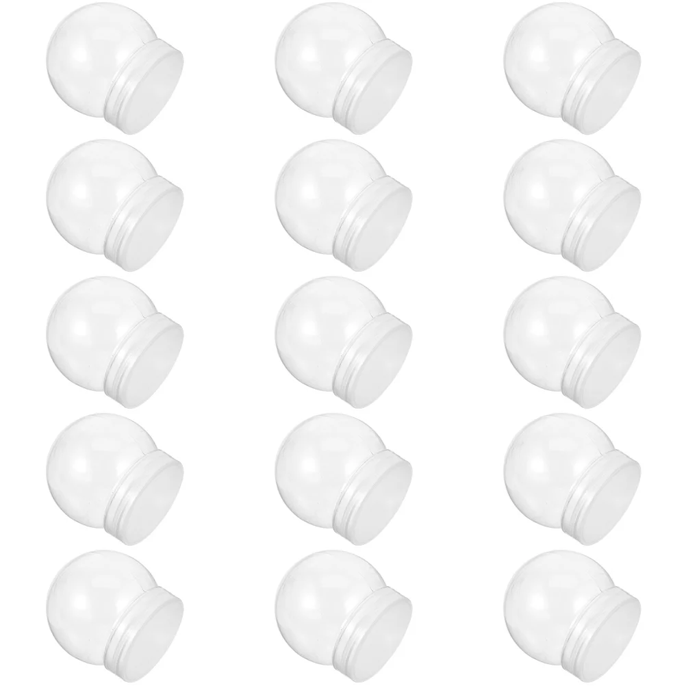 

DIY Snow Globe Water Globe Clear Decor Plastic Clear Water Globes With Screw Off Cap Empty Snow Globe Making Props